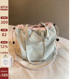 南风Chio2nd 冰淇淋托特包包女小众撞色大容量休闲轻便单肩斜挎包