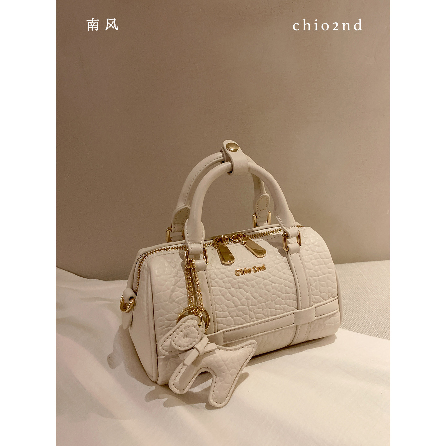 南风Chio2nd 海上庄园枕头包2026新款包包女通勤手提包单肩斜挎包