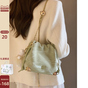 南风Chio2nd 花影云夕水桶包包女式2026新款小众设计师单肩斜挎包