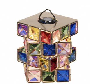 瑕疵款户外露营复古灯罩彩色钻石魔方灯罩桌面氛围 适配gz灯/38灯