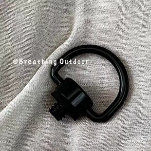 户外D环挂环1/4螺丝云台支架碳钢镀镍挂绳一字螺丝露营38灯配件