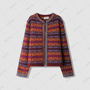 悠悠粉丝专享 OU10S 秋冬新款 针织开衫 1921 民族风设计款
