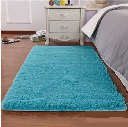 地板垫蓝色家用门口地毯 客厅大厅时尚毛绒茶几毯子卧室欧式百在类目 居家布艺, 地垫中 - 来自Buy2taobao.com提供专业的淘宝代购服务