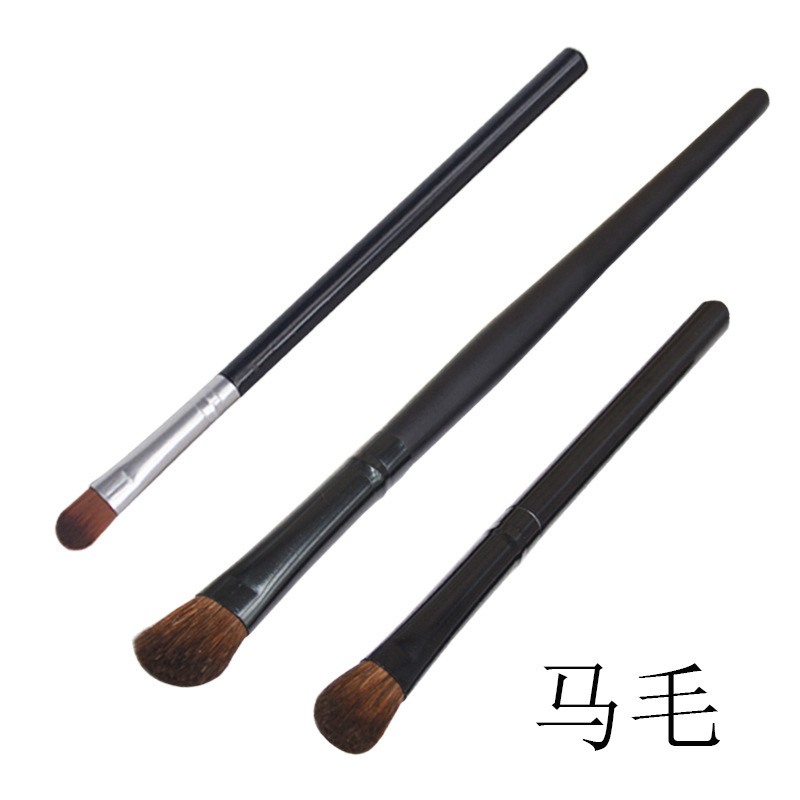 马毛眼影刷斜头眼部刷小套刷化妆刷3只支套装短柄款化妆工具软毛,彩妆/香水/美妆工具,化妆刷,淘宝优惠券,粉丝福利购,淘宝优惠卷