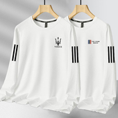 时尚 美式 印花休闲百搭潮流三杆外套 宽松薄款 套头衫 卫衣男款 春秋季