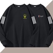 上班工作服男长袖 上衣服 圆领T恤耐磨耐脏干活穿 春秋季 宽松大码