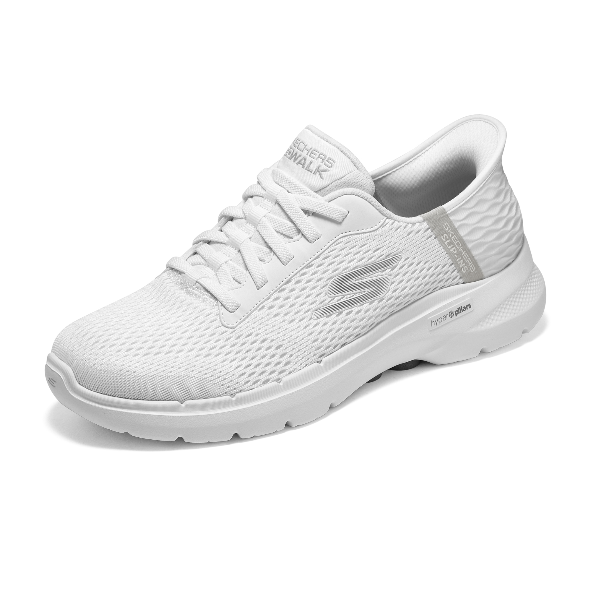 Skechers斯凯奇男鞋春夏GOWALK6闪穿一脚蹬健步跑步运动鞋216279