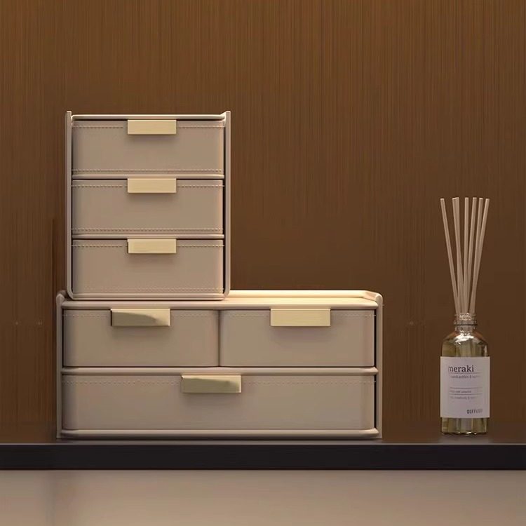 【桌面收纳新品】欧式轻奢家用玄关抽屉式收纳盒简约化妆品整理盒,收纳整理,桌面收纳盒,淘宝优惠券,粉丝福利购,淘宝优惠卷