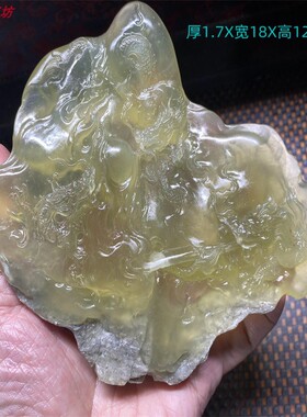 鸡血石巴林寿山观赏石XK1216手工绝产老青田岩门晶雕龙石雕小摆件