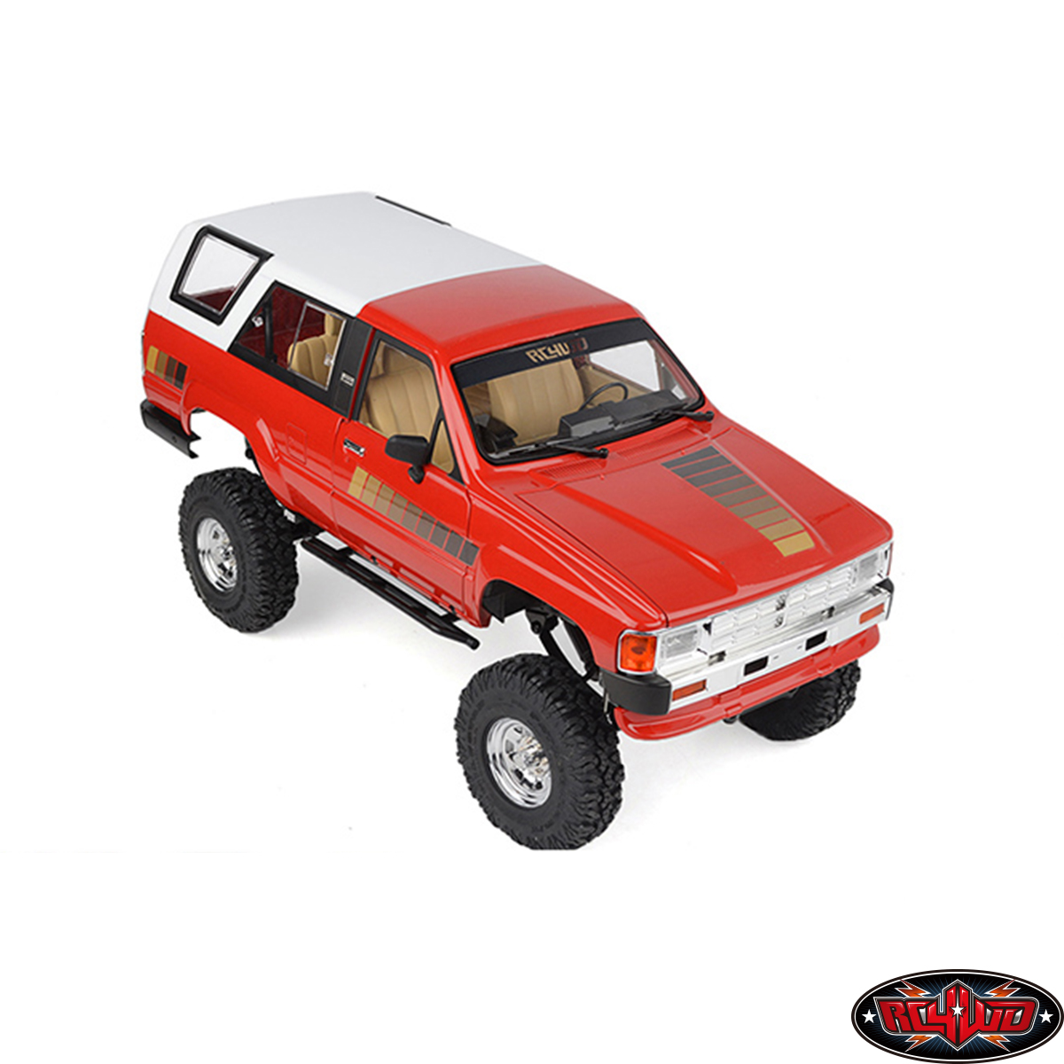 RC4WD 1/10 TF2 RTR 1985 4Runner红色硬壳仿真遥控车(Z-RTR0063)