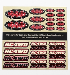 RC4WD仿真模型车库心情Logo 小款贴纸（Z-S1270）