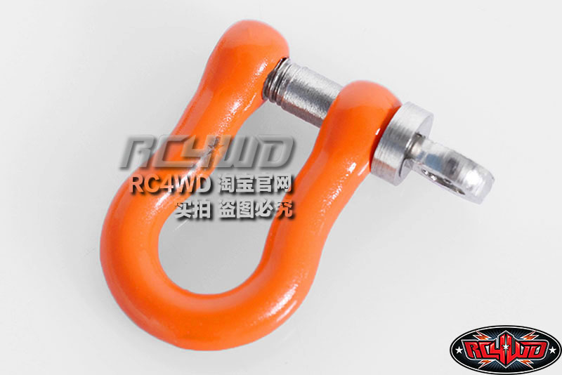 RC4WD 1/10模型车 金刚金属拖车钩 橙色挂钩 - 1只(Z-S1237)