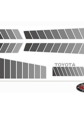 RC4WD 84-85 车身贴花（灰色） Z-S0151
