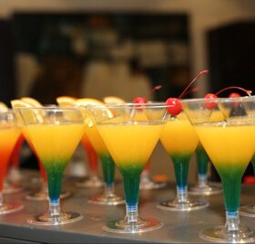 0鸡尾酒硬塑料马丁尼6个香槟杯