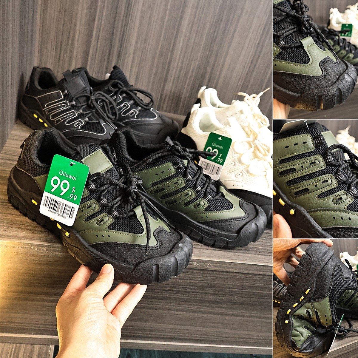 出口带！99刀乐！登山系列！秋季男士网面拼接透气防滑运动休闲鞋,流行男鞋,时尚休闲鞋,淘宝优惠券,粉丝福利购,淘宝优惠卷