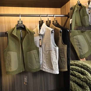 柜299 男士 复合泰迪绒 冬季 外搭抓绒马甲外套 摇粒绒 出U品订单
