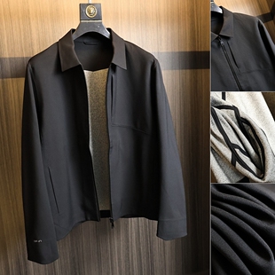 高端行政系列！3D打印羽绒！秋冬男士笔挺有型商务翻领夹克外套潮