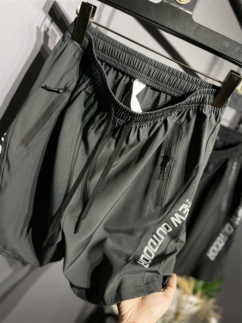 自留2条!强烈推荐~反光条!夏季男士纯色速干透气运动篮球裤短裤