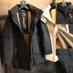 线下3k 户外90白鸭绒羽绒服外套 纯色中长款 石墨烯内里 秋冬男士