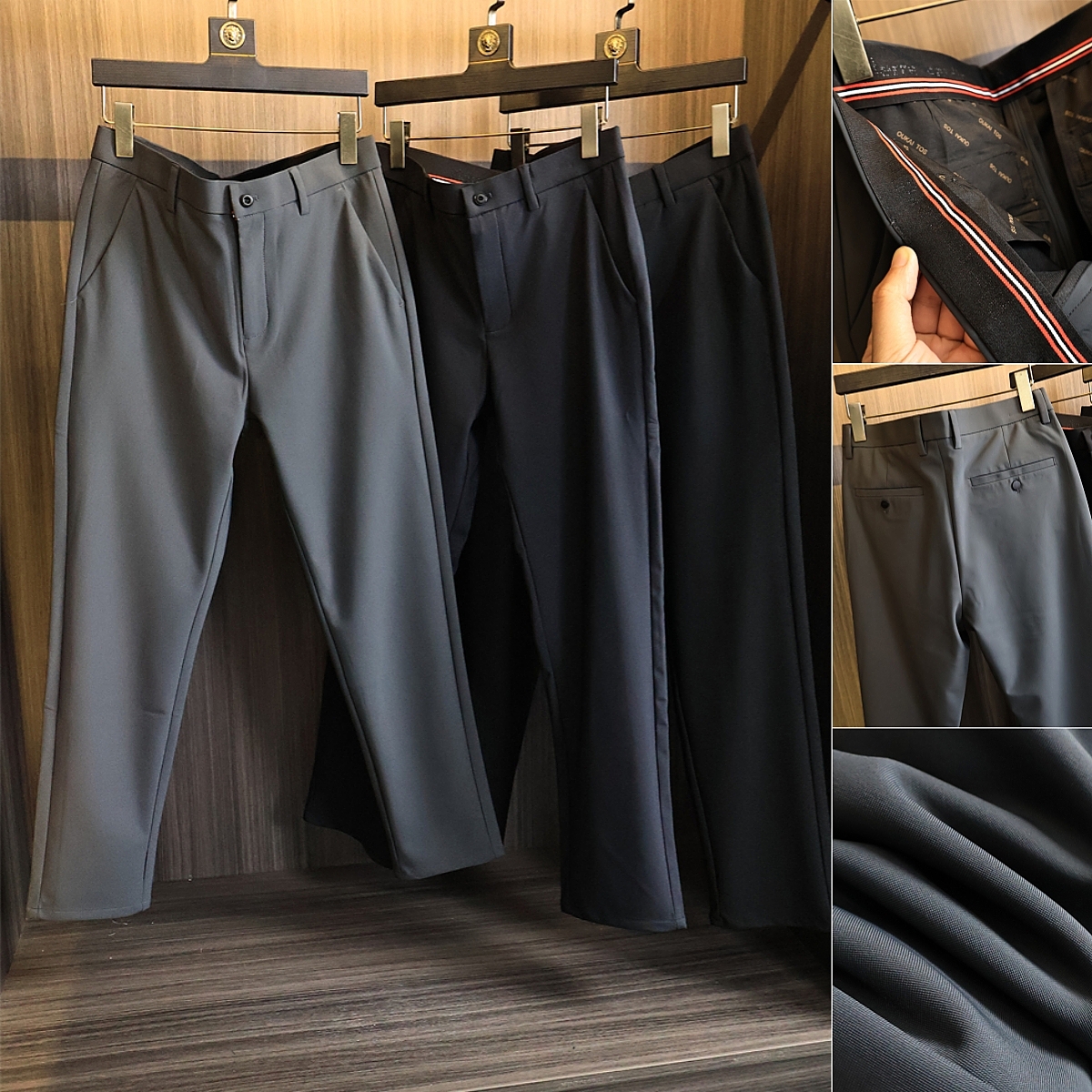 质感超棒！不紧绷百搭直筒休闲裤