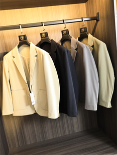 亲肤透气薄款 高端货 春夏男士 弹力无束缚 商务休闲西服潮 柜1k