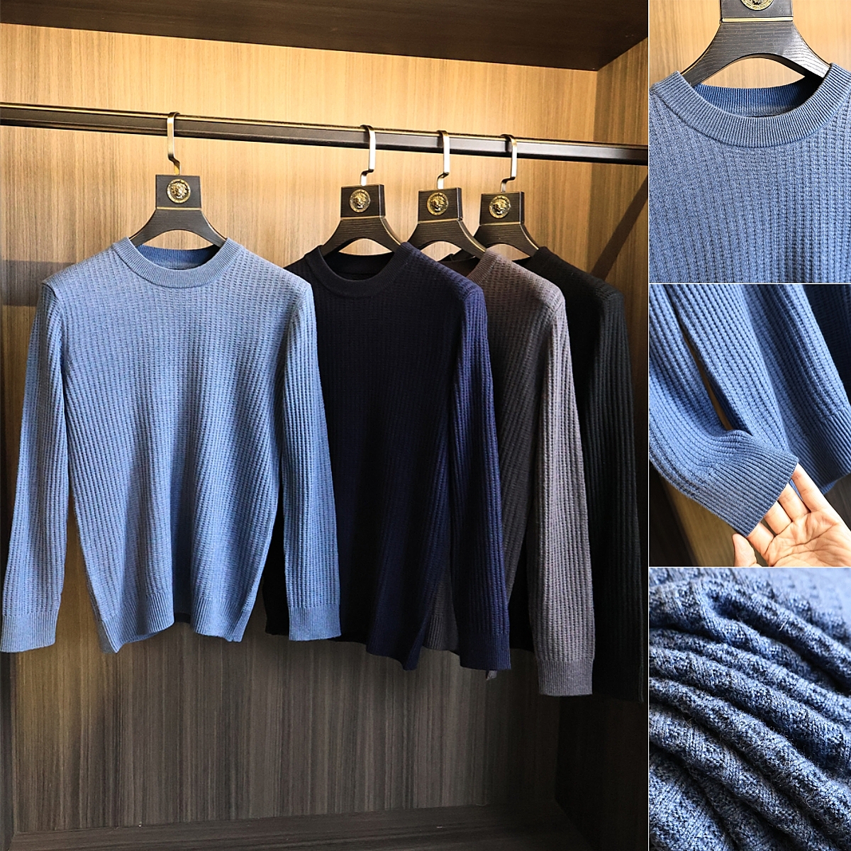 定织肌理~100绵羊毛！针织羊毛衫