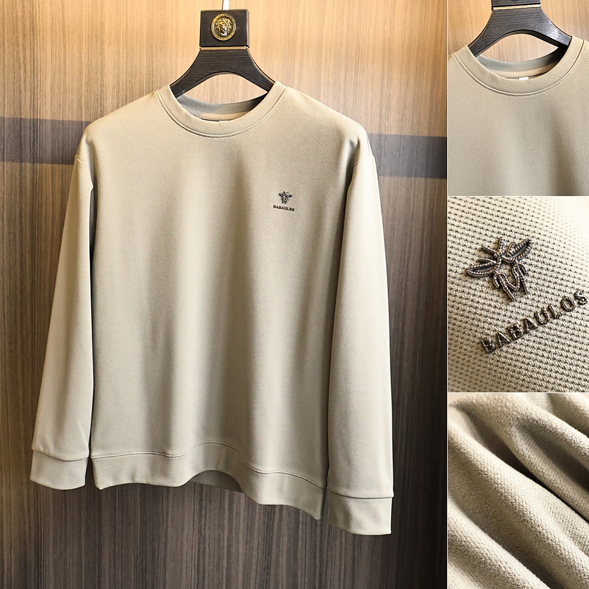 细腻针织混纺~ODM公司单！卫衣潮