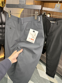 柜798 大鹅绒 狠牛 纯色修身 加厚保暖 男士 羽绒裤 冬季 直筒西裤