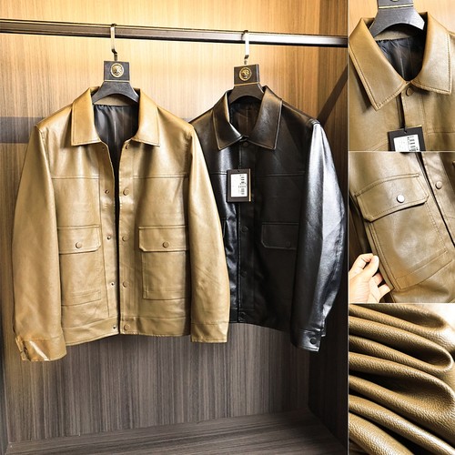 千万别错过~质感高级休闲PU皮衣