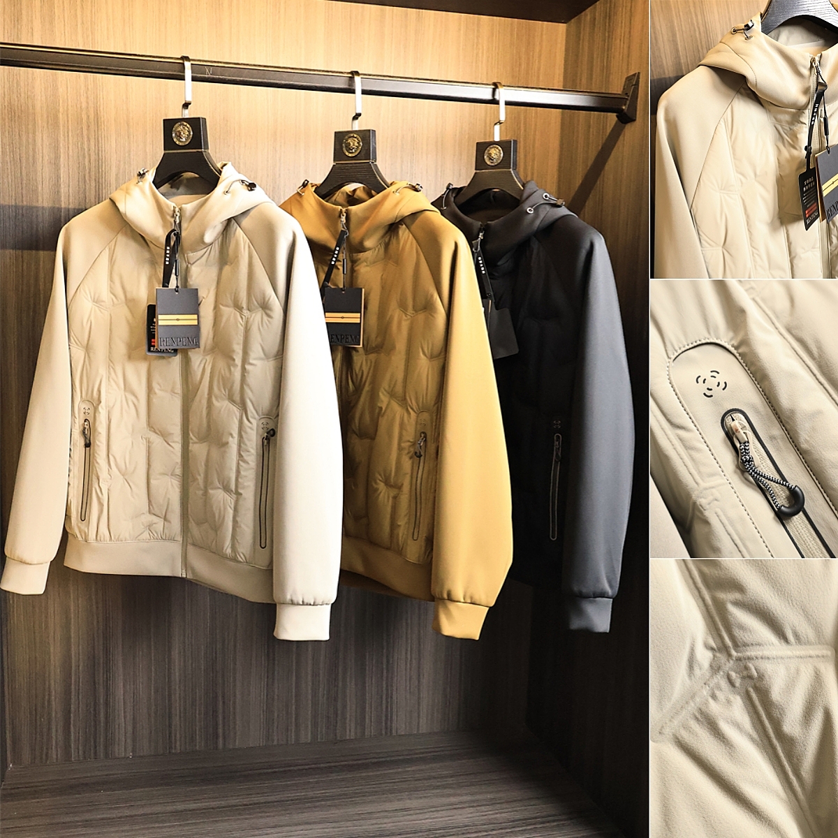 600+蓬松度！分仓压胶！羽绒服潮