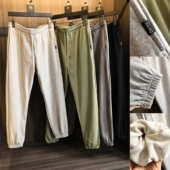 亲肤舒适 2025年春季 男士 鱼鳞毛圈棉 纯色百搭透气束脚休闲卫裤 潮