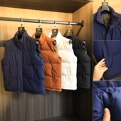 实用耐穿 立领棉服棉马甲 纯色保暖绗棉无袖 ODM公司货 秋冬男士