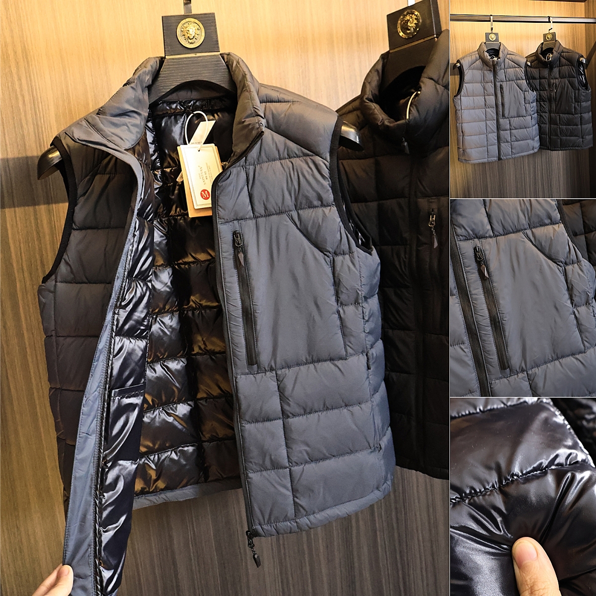 不可或缺！分仓压胶冲绒羽绒马甲