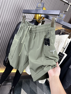 【运动系！北美订单！轻薄四面弹】夏季男士速干透气跑裤工装短裤