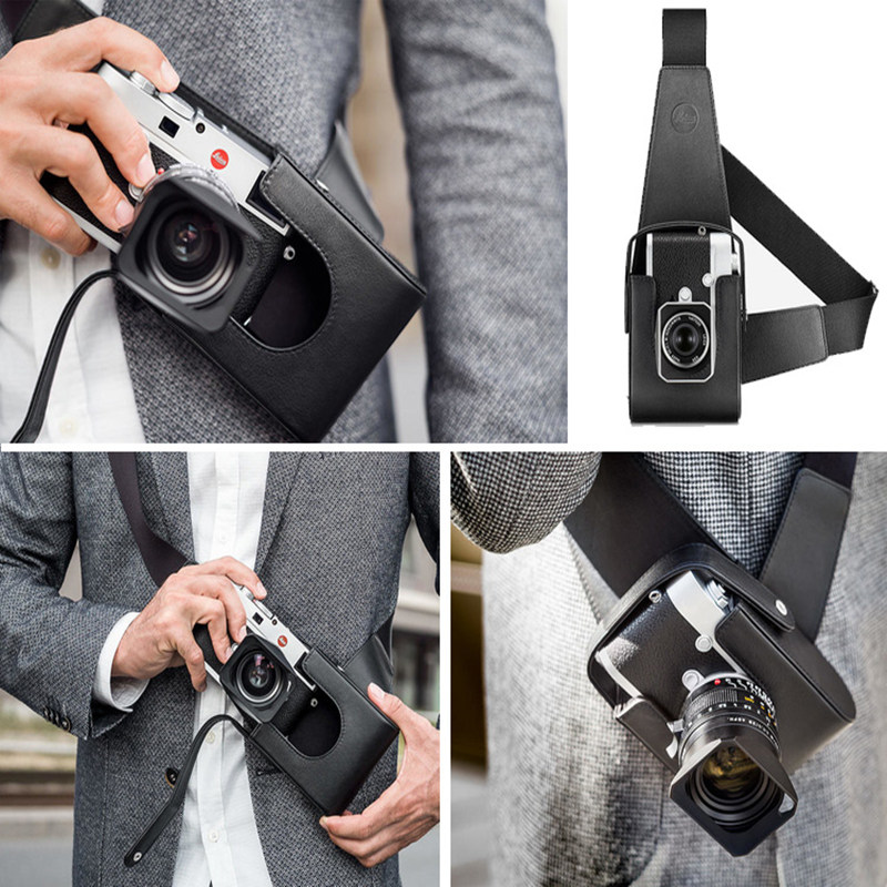 Leica徕卡Q343 M11M10P M9 M240 Q2相机包皮套快枪套真皮斜挎枪包