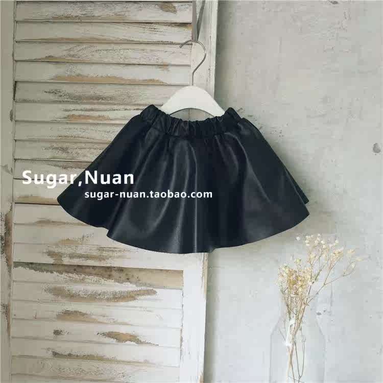 Jupe fillette en cuir - Ref 2048754 Image 1