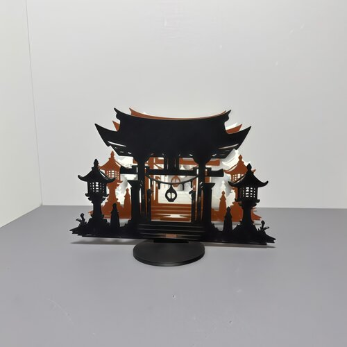 娃屋古风装饰背板吧唧托通包痛板