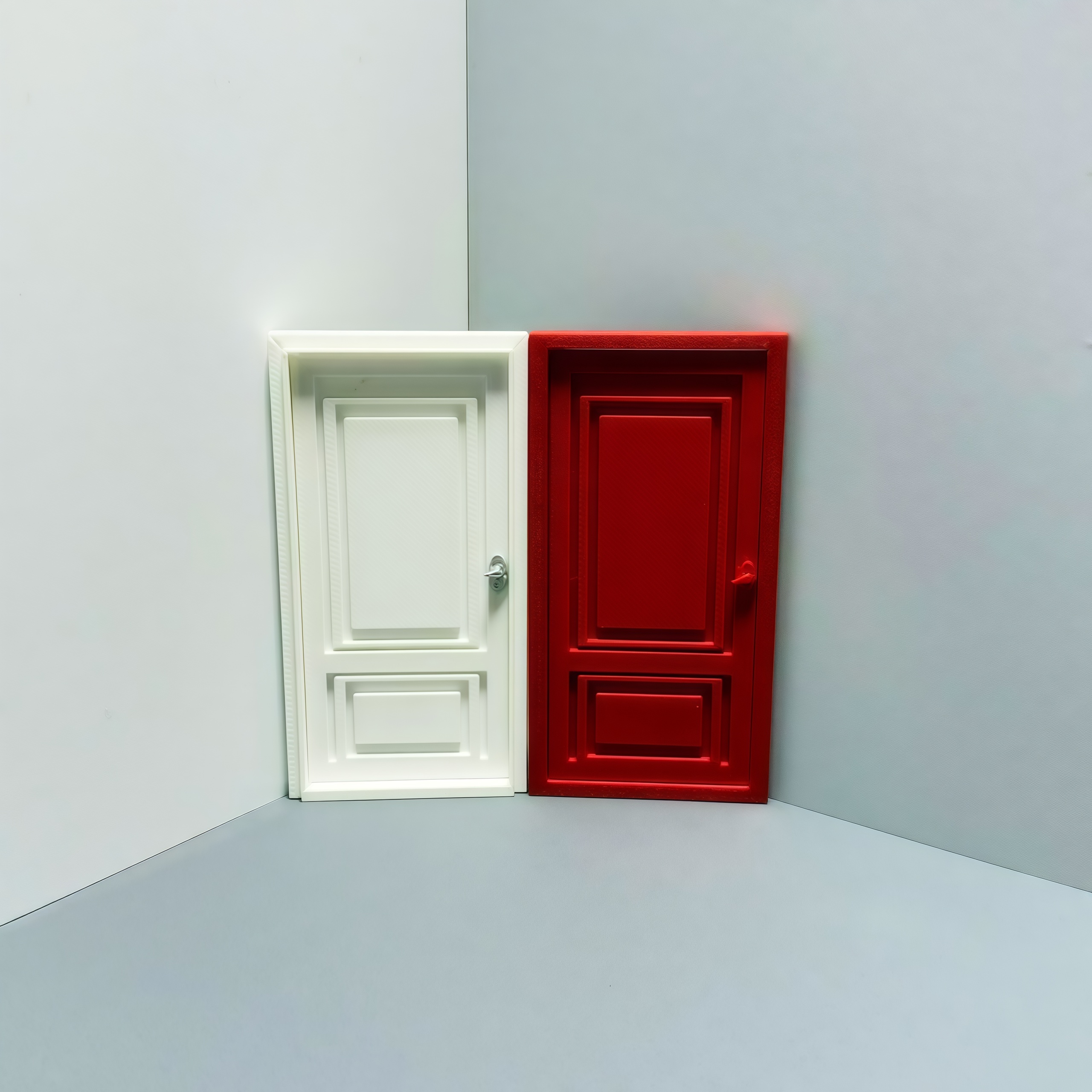 微缩场景娃娃屋活动回字形门模型