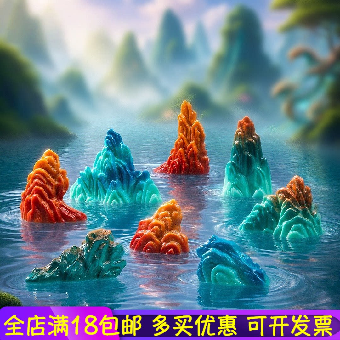 微景观创意仿真假山奇石 园艺造景diy装饰品配件微缩生态瓶小摆件