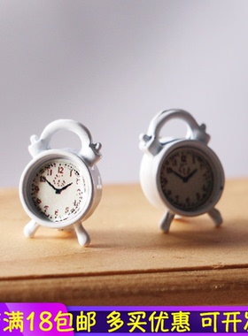 微缩场景迷你合金闹钟
