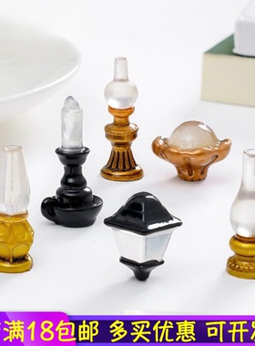 创意夜光壁灯酥油灯娃屋小摆件