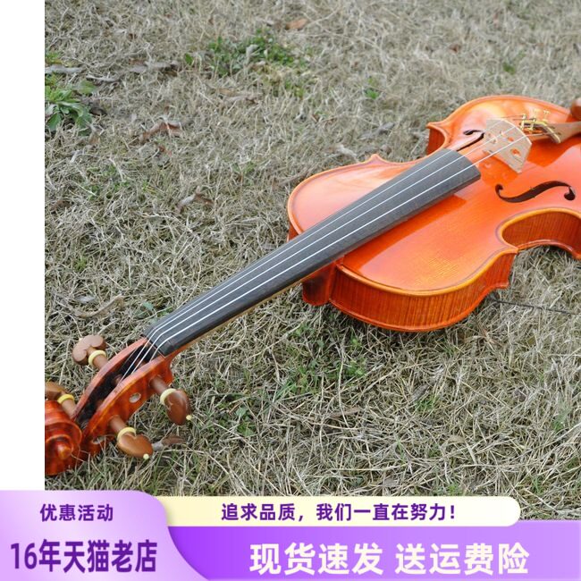 knonus卡农乐器演奏级纯手工制作天然虎纹意大利进口料高档小提琴