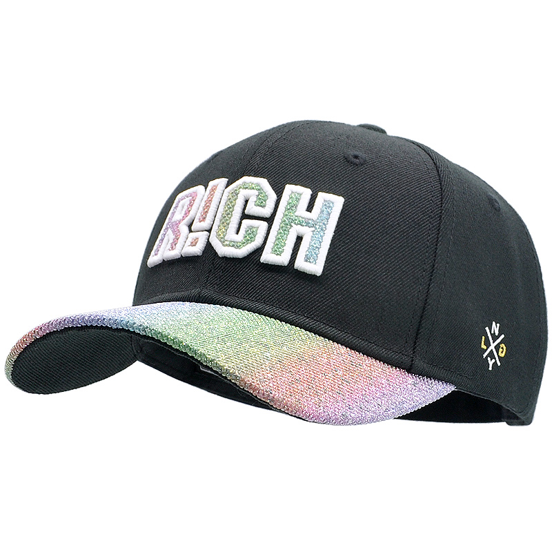 RICH 新到正品大牌 富翁棒球帽老舅嘻哈帽子男女中国说唱新潮 GAI