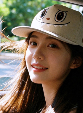 台北潮牌肆伍捌联名款恶搞la棒球帽二次元动漫大明星bubu嘻哈帽子