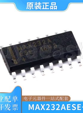 MAX232AESE+T SOIC-16贴片 RS232线路驱动器/接收器芯片