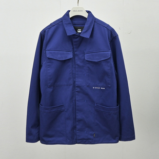 超板正！男士工装夹克春季外套多口袋立领硬朗风格休闲人字斜纹棉