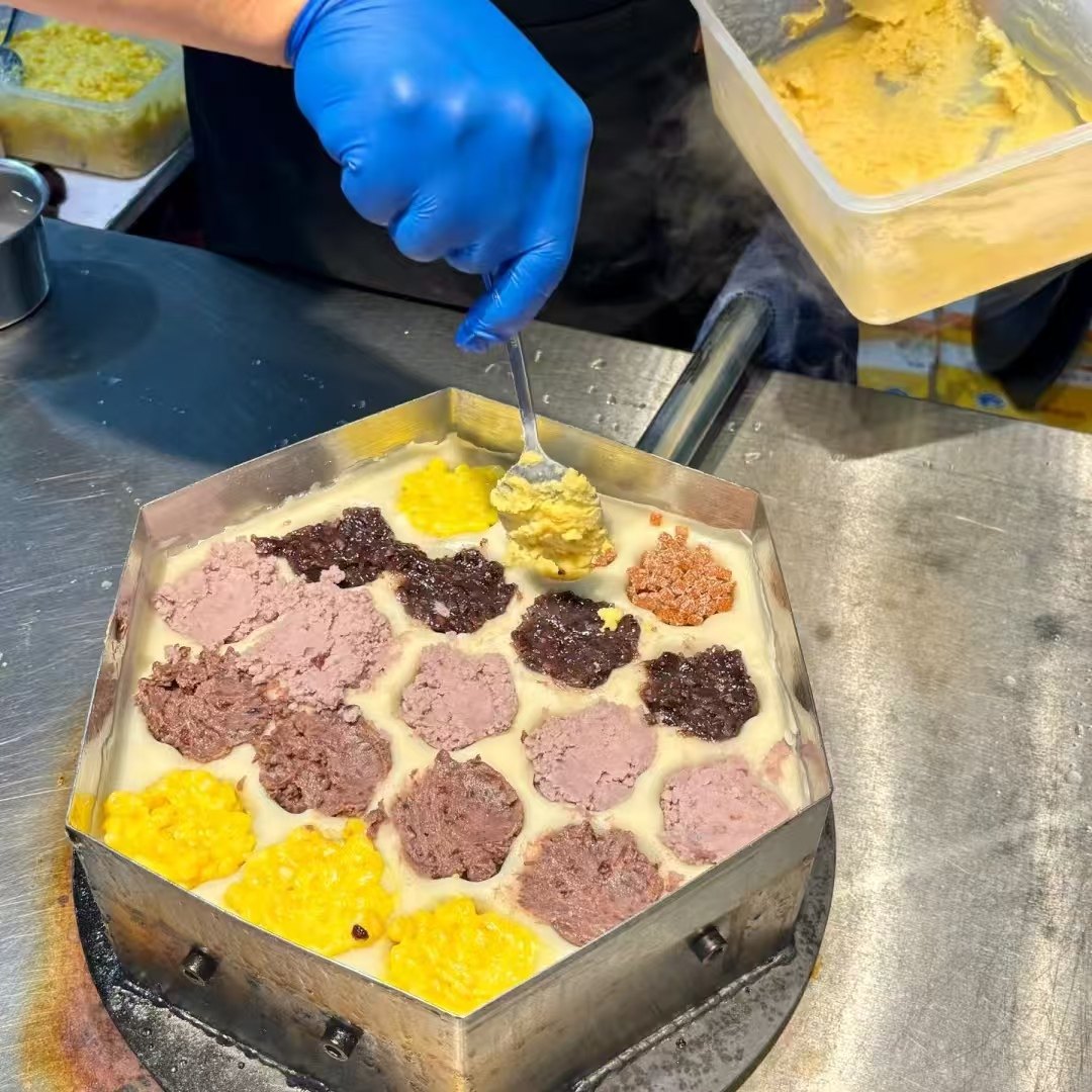 无锡梅花糕 特色糕点香芋南瓜香蕉血糯米鲜肉豆沙芝麻菜猪油 顺丰