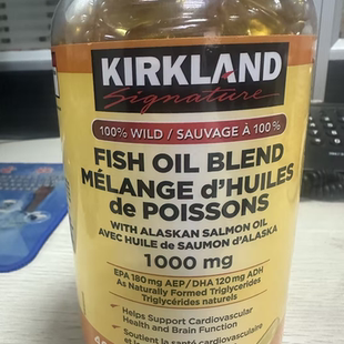 加拿大Kirkland Signature柯克兰野生鱼油1000mg*400粒29年2月