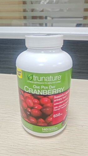 美国原装进口TruNature蔓越莓精华胶囊呵护女性健康140粒 27年9月