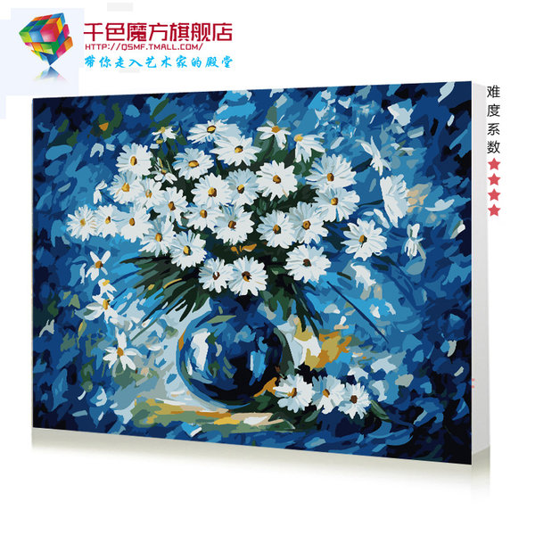 千色魔方 diy数字油画 40*50*1.6cm 优惠券折后¥13.8包邮(¥16.8-3)
